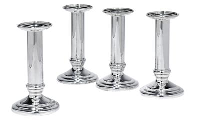 Tiffany - Four candleholders, - Stříbro