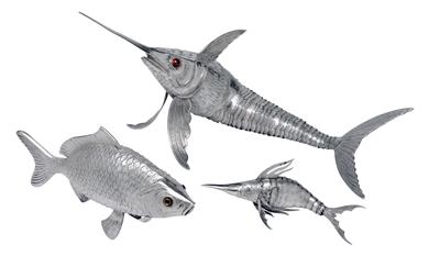 3 Fische, - Silber