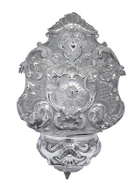 A Maria Theresa Period holy water fount from Vienna, - Stříbro