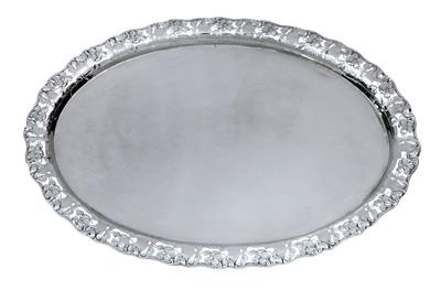 A salver from Vienna, - Silver