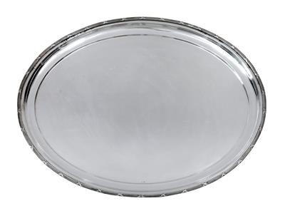 A tray from Vienna, - Silver