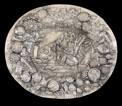 A Baroque presentation platter, - Argenti