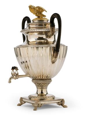 Großer St. Petersburger Samovar, - Silber