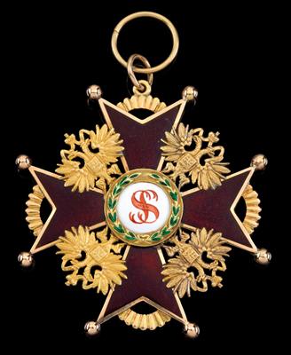 Imperial Russian Order of St. Stanislaus, - Stříbro