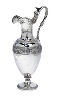 A Napoleon I. pitcher from Paris, - Stříbro