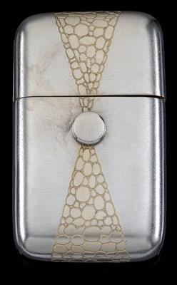 A cigarette case , - Silver