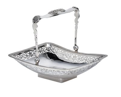 A Biedermeier handle-basket from Vienna, - Silver