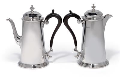 Two pots from Sheffield, - Silver