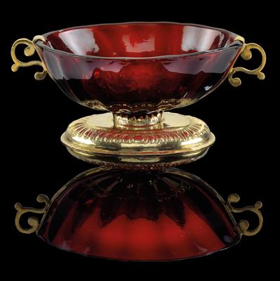 A bowl with handle, from Augsburg, - Silver