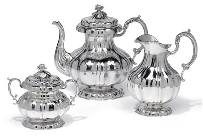 A tea service from Budapest, - Silver