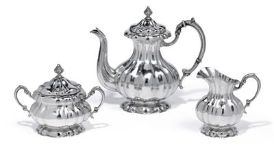 A tea service from Budapest, - Silver