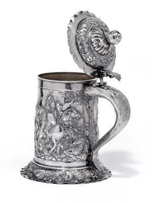 A Historism Period lidded tankard from Germany, - Stříbro