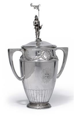 Award of the City of Vienna - A lidded goblet from Vienna, - Silver