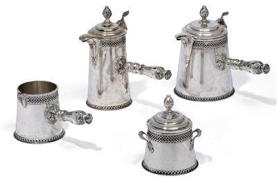 A coffee service from Italy, - Stříbro