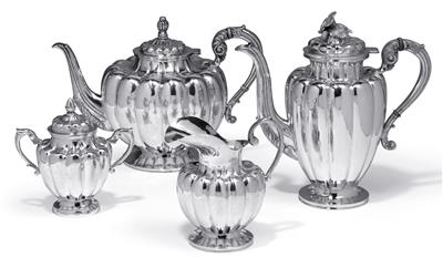 A tea- and coffee service from Mexico, - Stříbro