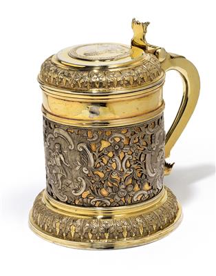A lidded tankard from Moscow, - Argenti