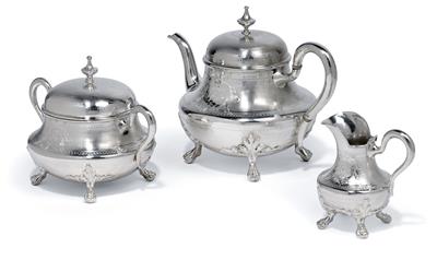 A tea service from Paris, - Argenti