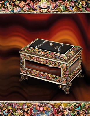 An enamelled cassette from Vienna, - Argenti