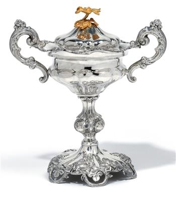 A centrepiece bowl, - Stříbro