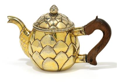Kleine Moskauer Teekanne, - Silber und Russisches Silber