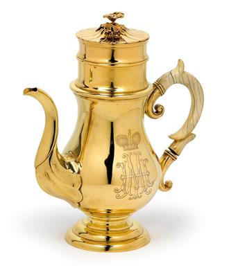 A coffeepot with top, from Moscow - Stříbro