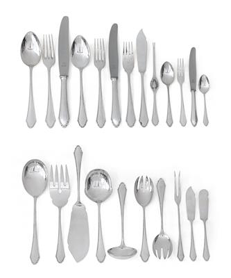 A cutlery set for 12 individuals, from Germany - Argenti