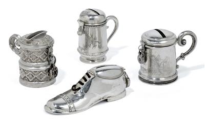 Sammlung Spardosen, - Silber und Russisches Silber