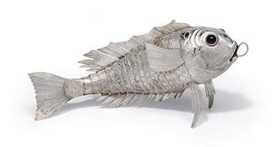 A figure of a fish, - Stříbro a Ruské stříbro