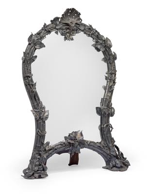 A large mirror from St Petersburg, - Silver and Russian Silver