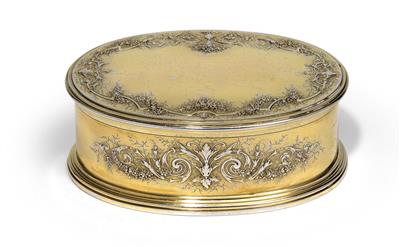 A lidded box from Paris, - Argenti e Argenti russo