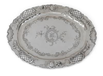 A tray from Vienna, - Stříbro a Ruské stříbro