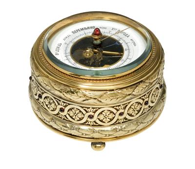 "BOLIN" - A barometer from Moscow, - Stříbro a Ruské stříbro