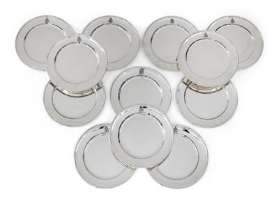 12 plates from Minsk, - Silver and Russian Silver