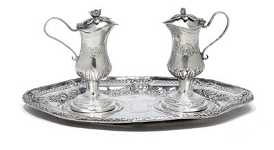 A measuring set from Augsburg, - Silver and Russian Silver