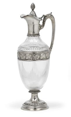 A wine jug from Germany, - Silver and Russian Silver