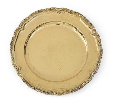 A plate from Germany, - Silver and Russian Silver