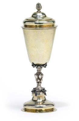 A lidded goblet from Moscow, - Stříbro a Ruské stříbro