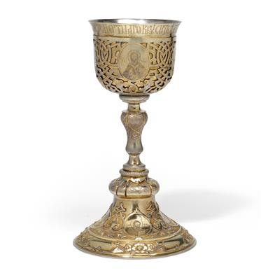 A chalice from Moscow, - Stříbro a Ruské stříbro