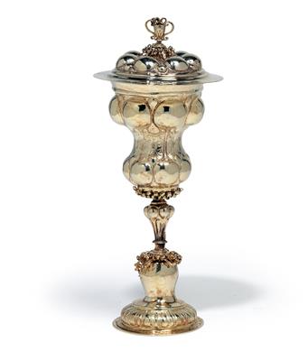 A lidded goblet from Nuremberg, - Argenti e Argenti russo