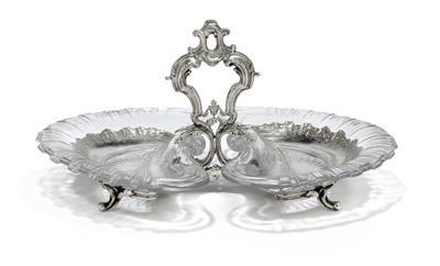 A serving dish from Paris, - Silver and Russian Silver
