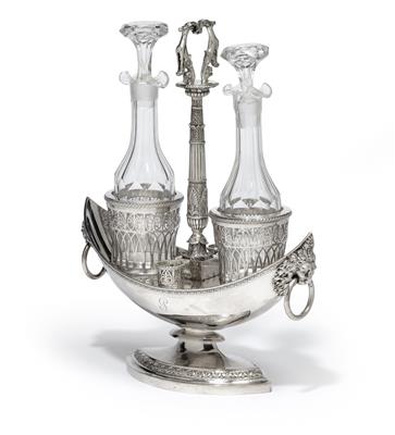 A cruet from Paris, - Silver and Russian Silver