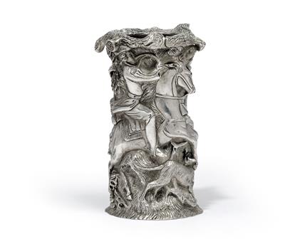 A vase, - Silver and Russian Silver