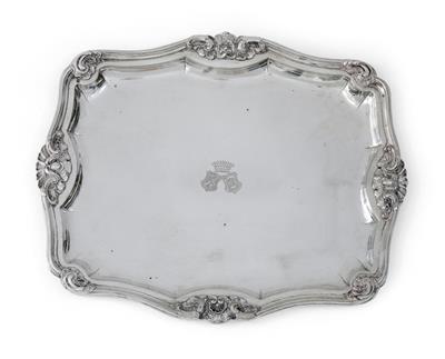 A tray from Vienna, - Stříbro a Ruské stříbro