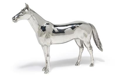 Pferd, - Silber und Russisches Silber