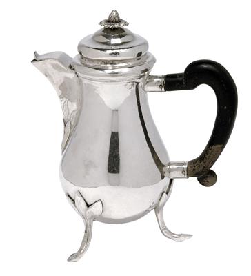 A mocha pot from Pressburg, - Silver and Russian Silver