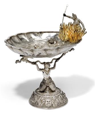 A centrepiece bowl from Vienna, - Silver and Russian Silver