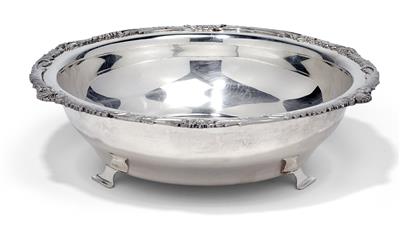 A footed bowl from Vienna, - Silver and Russian Silver