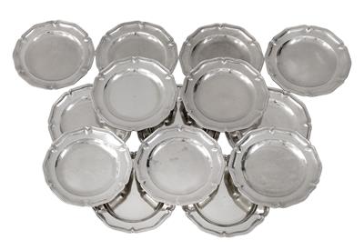 Fourteen Plates from Madrid, - Silver