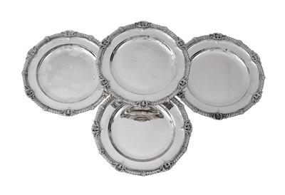 Four Plates, - Stříbro