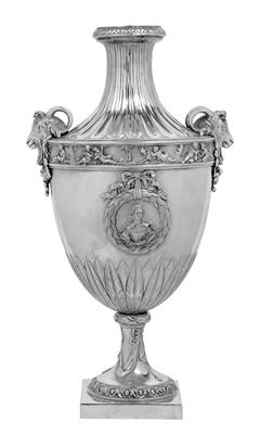 Deutsche Vase, - Silber